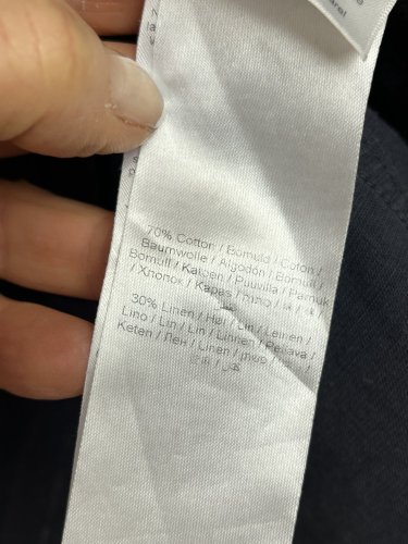 Pánská košile Cotton Apparel 70 % bavlna 30 % len