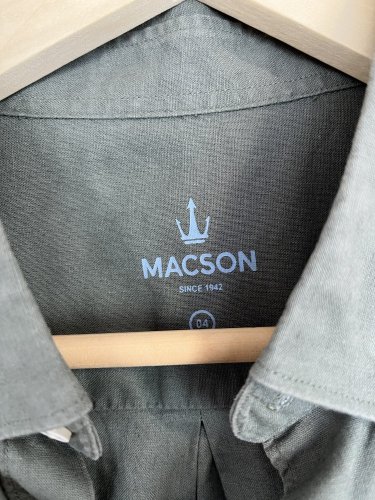 Pánská košile Macson 55 % len 45 % bavlna
