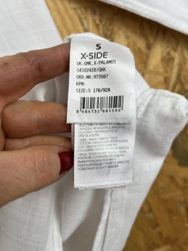 Bavlněná košile Xside 100 % bavlna