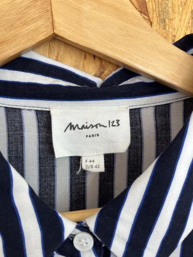 Námořní košile Maison 1.2.3. s podílem bavlny a modalu