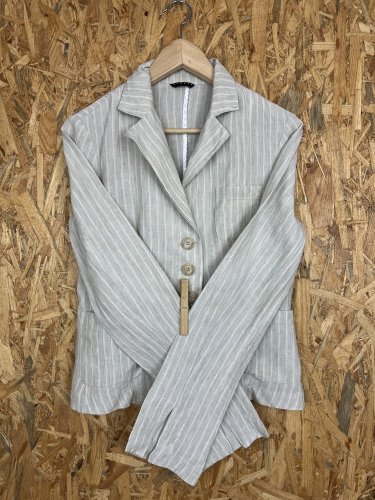 Lněné sako Sisley 100 % len