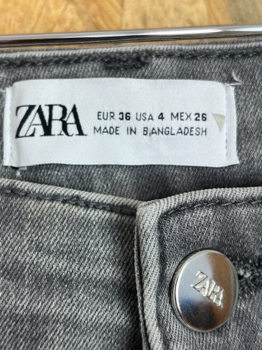 Skinny džíny ZARA s podílem bavlny a elastanu
