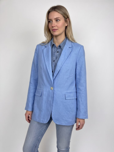 Lněné sako H&M 45 % len 55 % viskoza