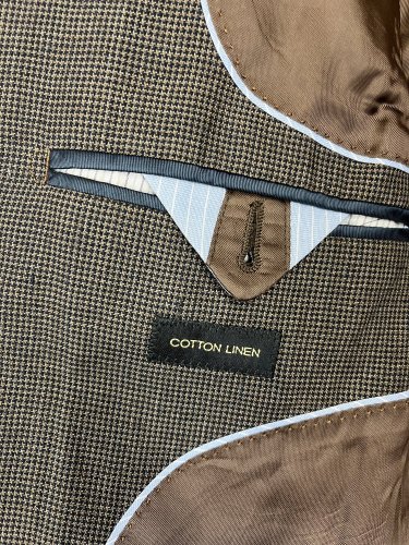 Přírodní sako Massimo Dutti s podílem bavlny a lnu