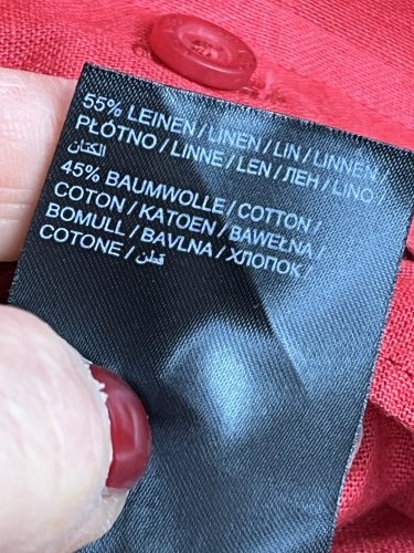 Pánská košile JP 55 % len 45 % bavlna
