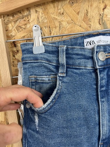 Skinny džíny ZARA s podílem bavlny a elastanu