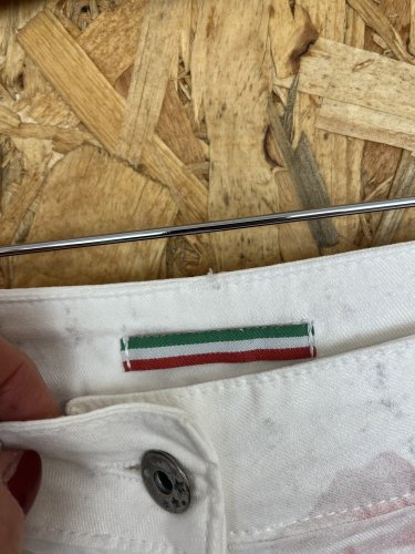Elastické kalhoty Made in Italy s podílem bavlny a elastanu