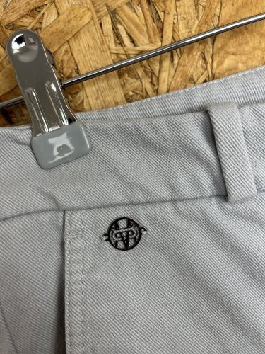 Široké kalhoty Massimo Dutti s podílem bavlny a elastanu