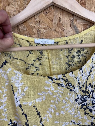 Přírodní šaty Made in Italy 70 % bavlna 30 % len