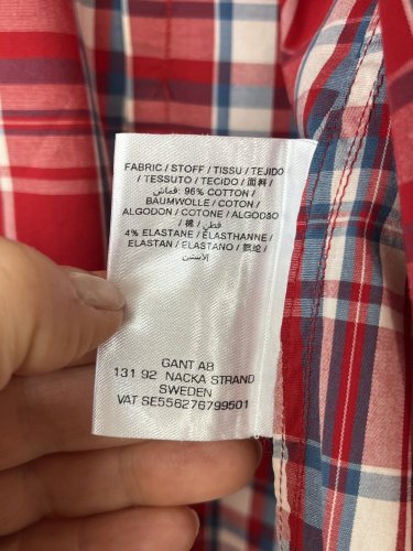Bavlněná košile GANT 98 % bavlna