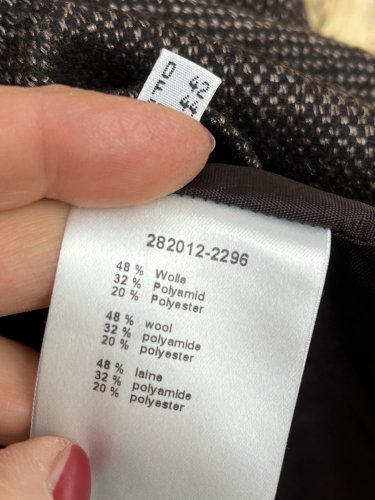 Vlněná sukně Blacky Dress 48 % vlna