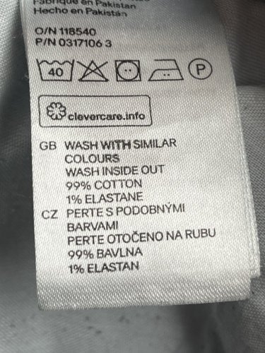 Skinny džíny H&M 99 % bavlna