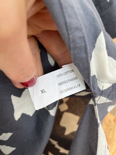 Košilové šaty Made in India 100 % bavlna