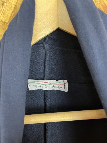 Teplákový kardigan Made in Italy 95 % bavlna