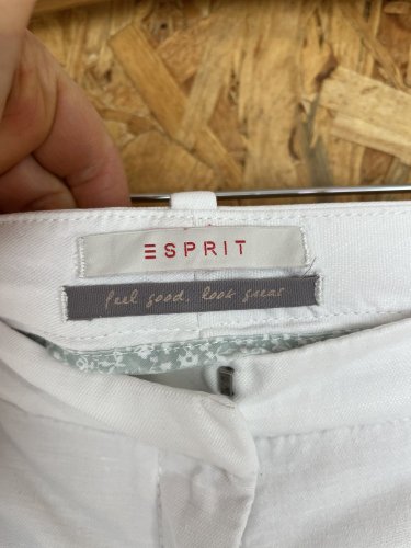 Široké kalhoty Esprit 68 % bavlna 32 % len