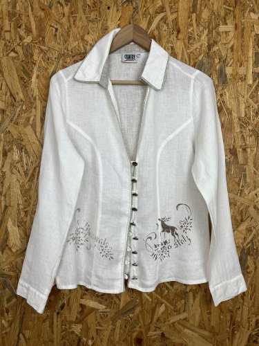 Lněná košile Country Line 100 % len