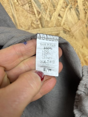Lněná tunika Made in Italy 100 % len