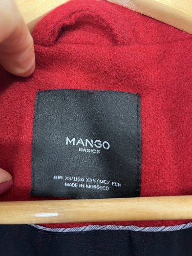 Vlněný kabát Mango 100 % vlna