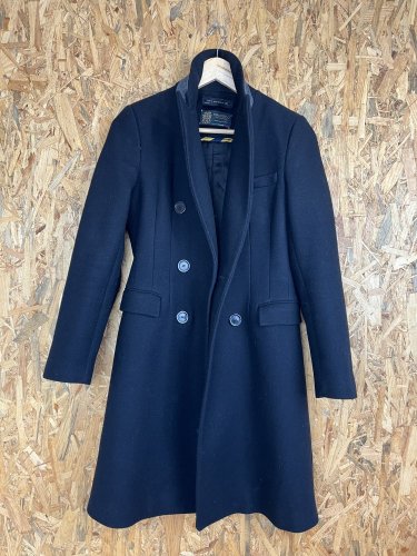 Vlněný kabát ZARA 75 % vlna