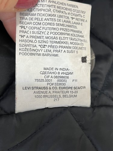 Prodloužená parka Levis 100 % polyamid