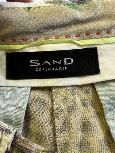 Tygrované kalhoty SAND 37 % bavlna