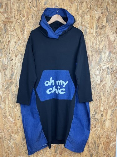 Oversize šaty Made in Italy 95 % bavlna
