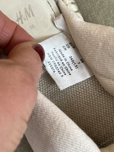 Pantofle H&M 100 % bavlna