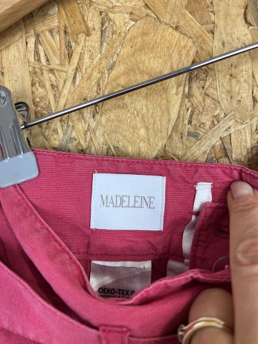 Široké kalhoty Madeleine 100 % len