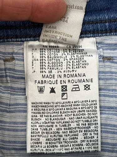 Skinny džíny Diesel 98 % bavlna