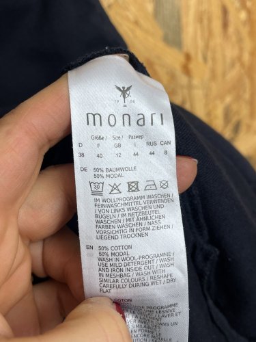 Teplákové šaty Monari 50 % bavlna 50 % modal