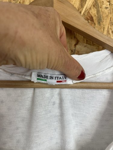 Hedvábný top Made in Italy 50 % hedvábí 50 % viskoza