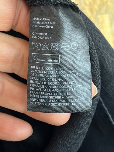 Lněný overal H&M 100 % len