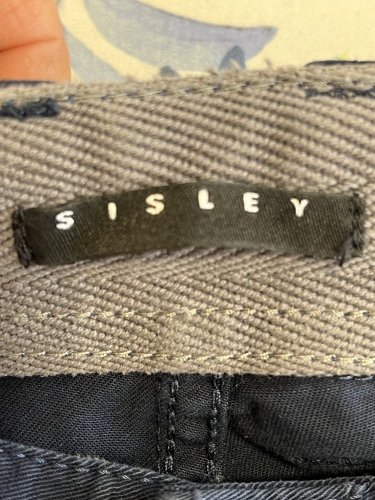 Námořní kalhoty Sisley 98 % bavlna