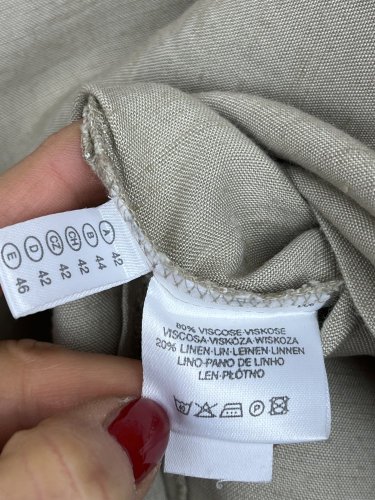Přírodní top C&A 80 % viskoza 20 % len