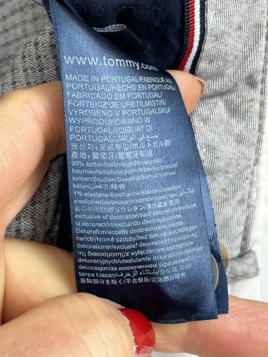 Pánské kalhoty Tommy Hilfiger 99 % bavlna