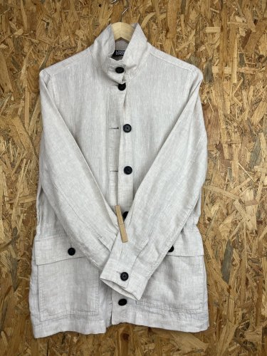 Lněný kabát Lands`End 100 % len