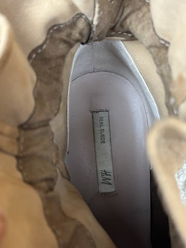 Kožené boty H&M 100 % kůže