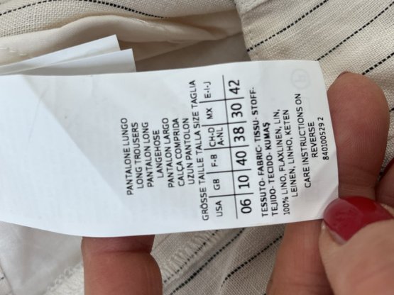 Lněné kalhoty Max&Co. 100 % len