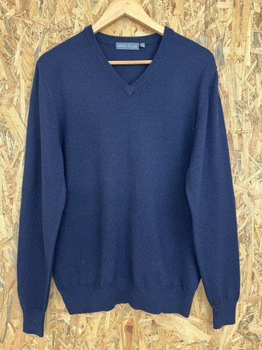 Pánský svetr Royal Class 51 % merino vlna 49 % bavlna