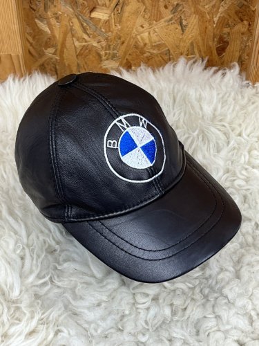 Kožená kšiltovka BMW 100 % kůže