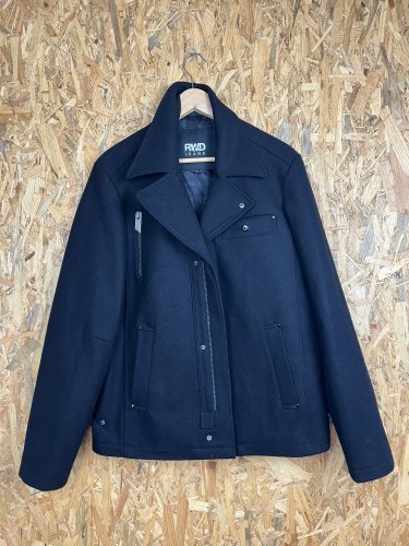 Pánský kabát RWD Jeans 70 % vlna