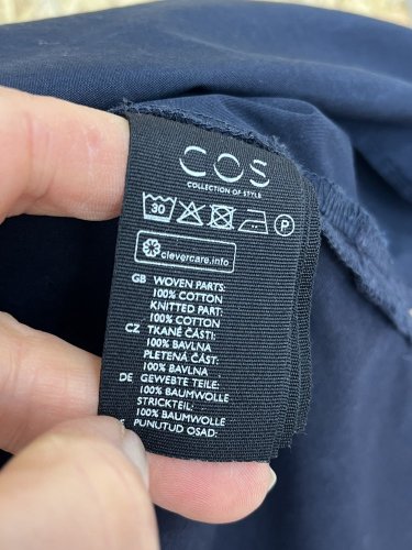 Prodloužená tunika COS 100 % bavlna