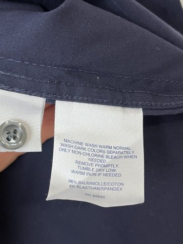 Bavlněná košile Lands`End 96 % bavlna