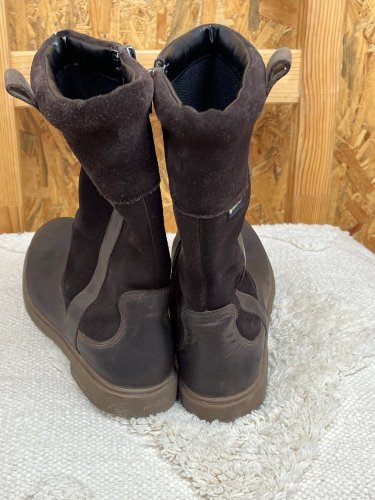 Dětské kožené boty Clarks 100 % kůže a 100 % goretex
