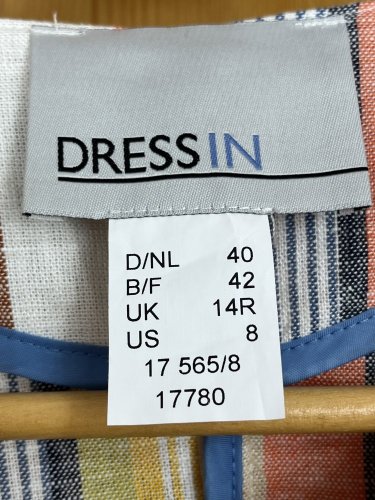 Lněné sako Dress In 55 % len 45 % viskoza