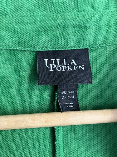 Lněná tunika Ulla Popken 55 % len 45 % viskoza