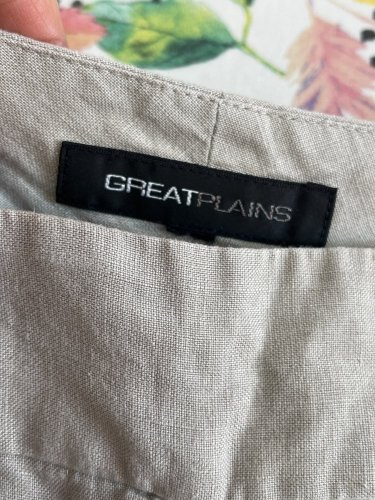 Lněné 3/4 kalhoty Great Plains 100 % len