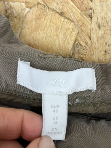 Široké kalhoty H&M 93 % viskoza