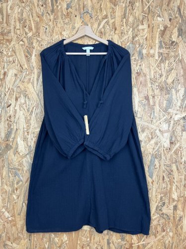 Oversize tunika H&M 86 % bavlna 14 % len