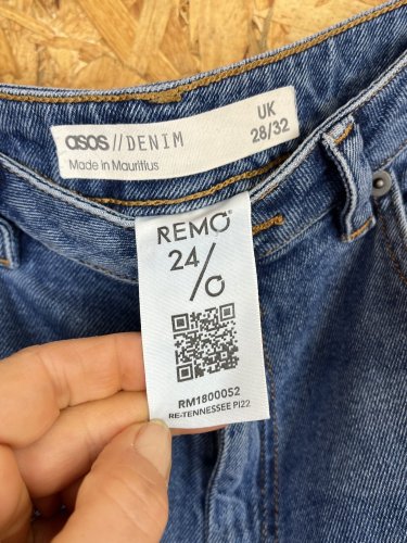 Džíny ASOS 99 % bavlna
